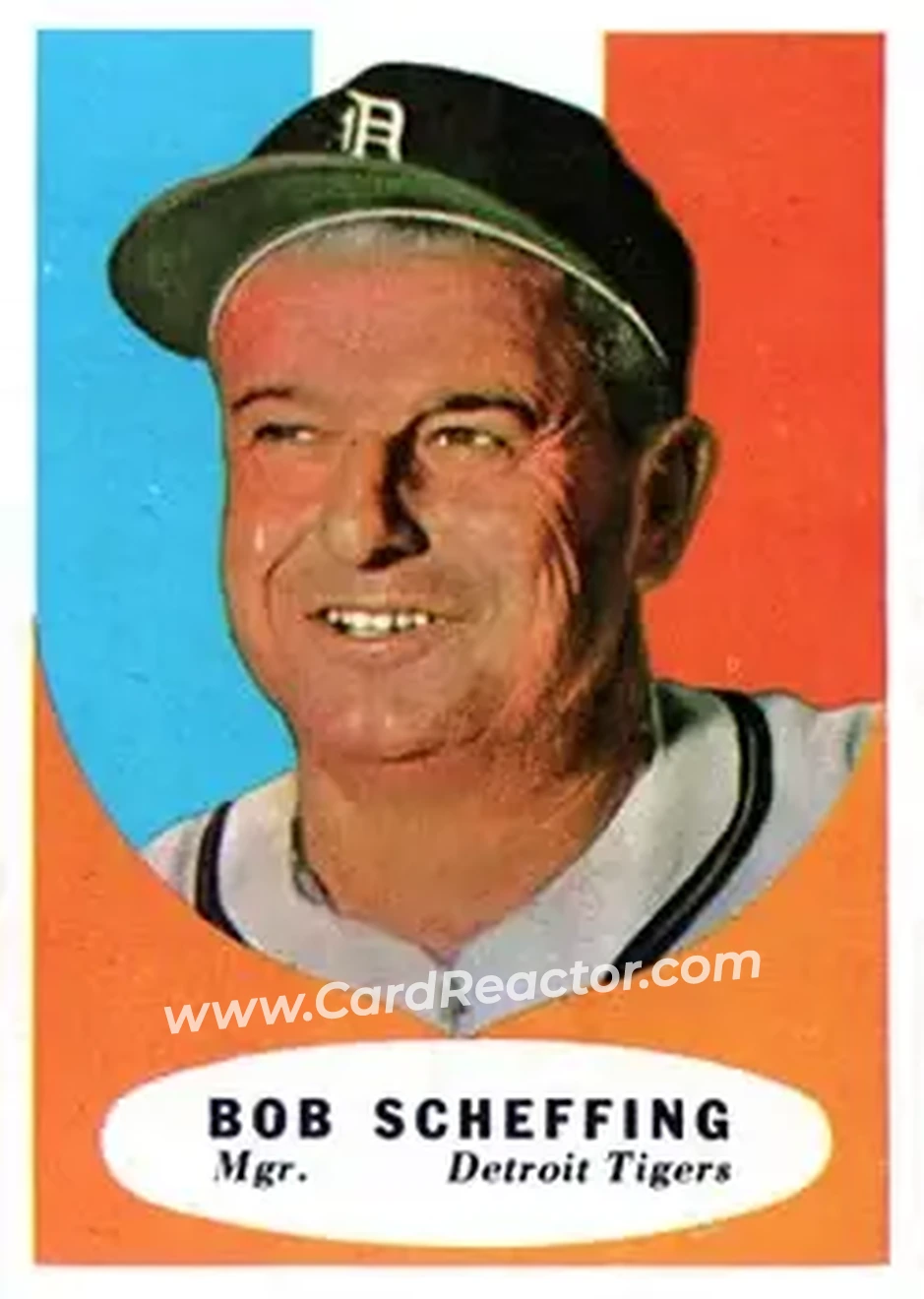 1961 Topps #223 - Bob Scheffing - Detroit Tigers - Front