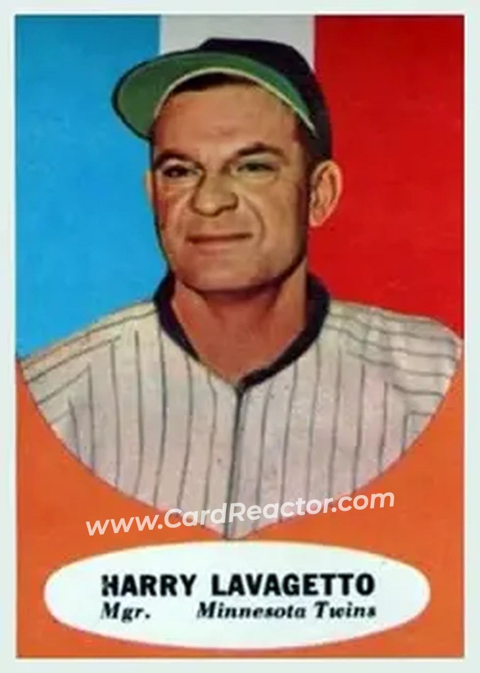 1961 Topps #226 - "Cookie" Lavagetto - Minnesota Twins - Front