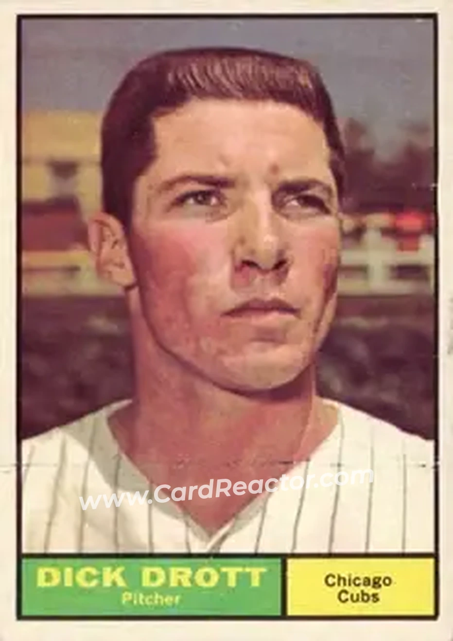 1961 Topps #231 - Dick Drott - Chicago Cubs - Front