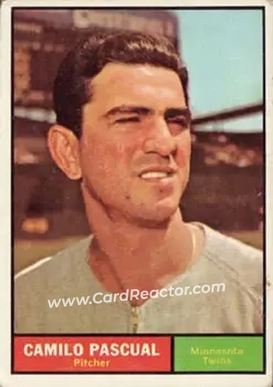 1961 Topps #235 - Camilo Pascual - Minnesota Twins - Front