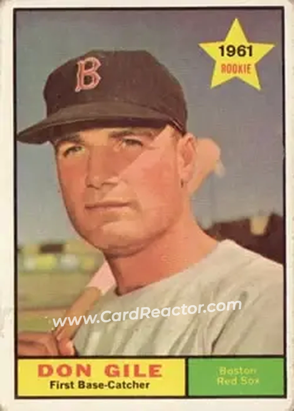 1961 Topps #236 - Don Gile - Boston Red Sox - Front
