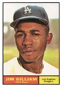 1961 Topps #238 - Jim Gilliam - Los Angeles Dodgers