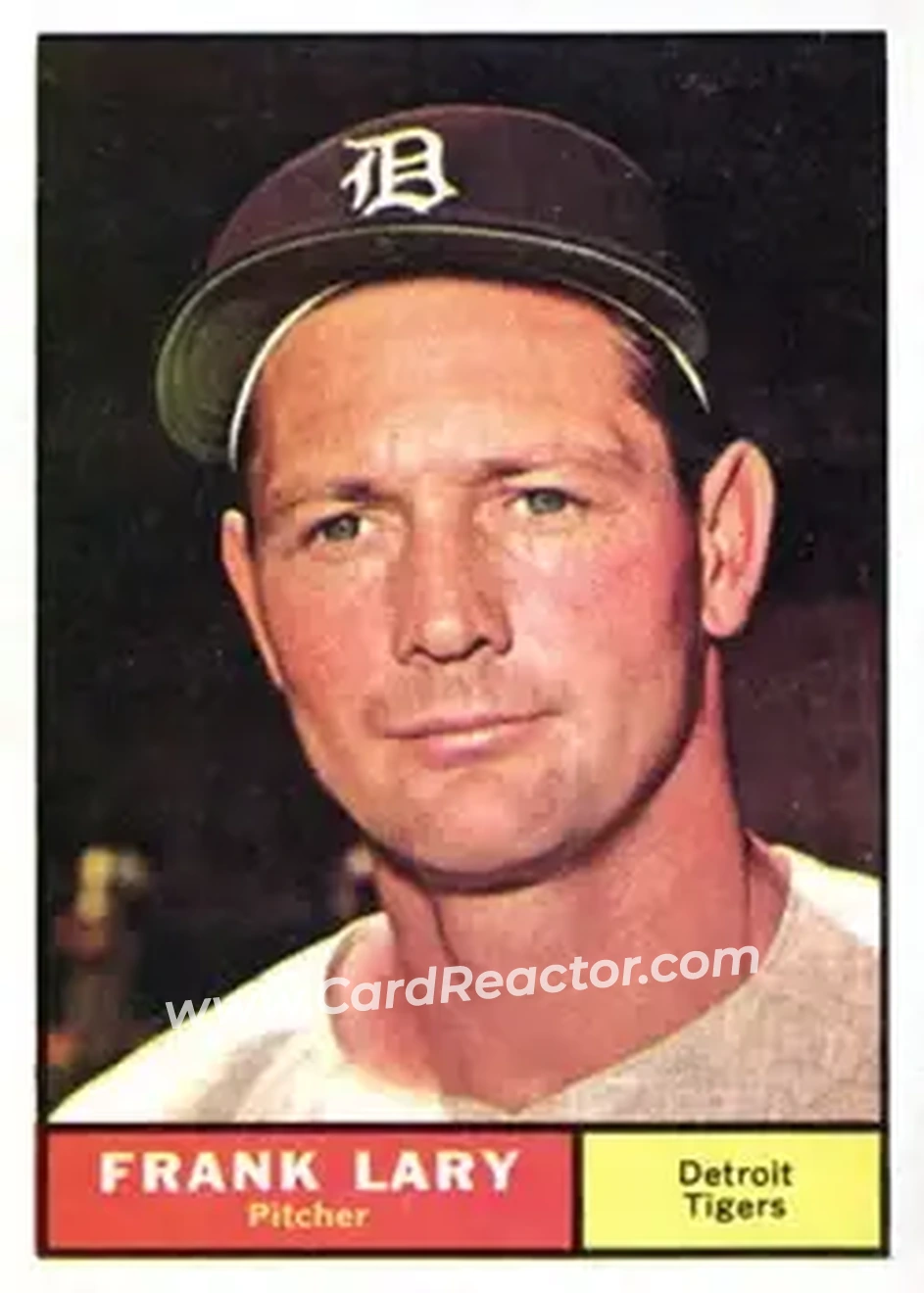 1961 Topps #243 - Frank Lary - Detroit Tigers - Front