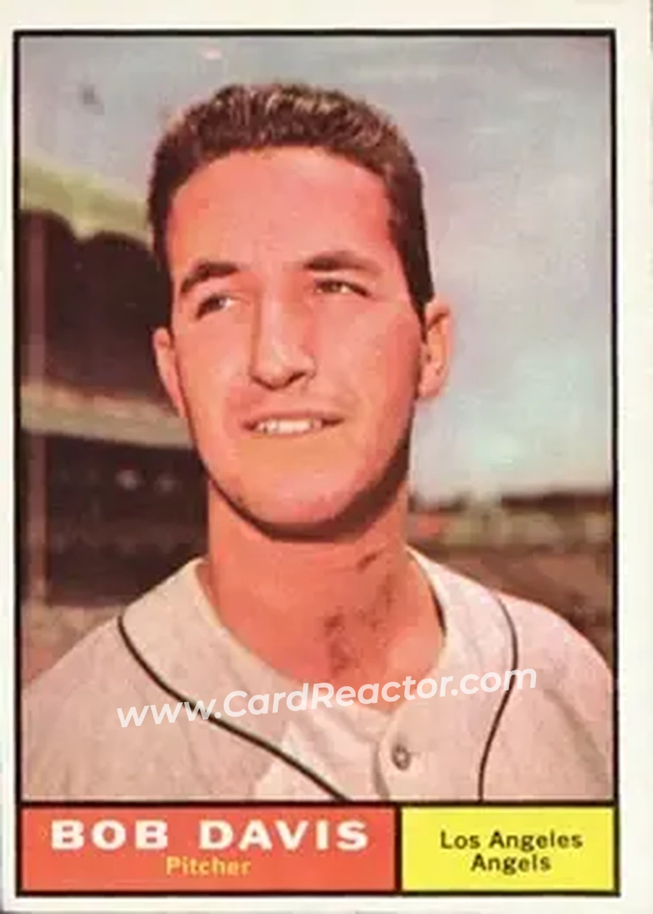 1961 Topps #246 - Bob Davis - Los Angeles Angels - Front