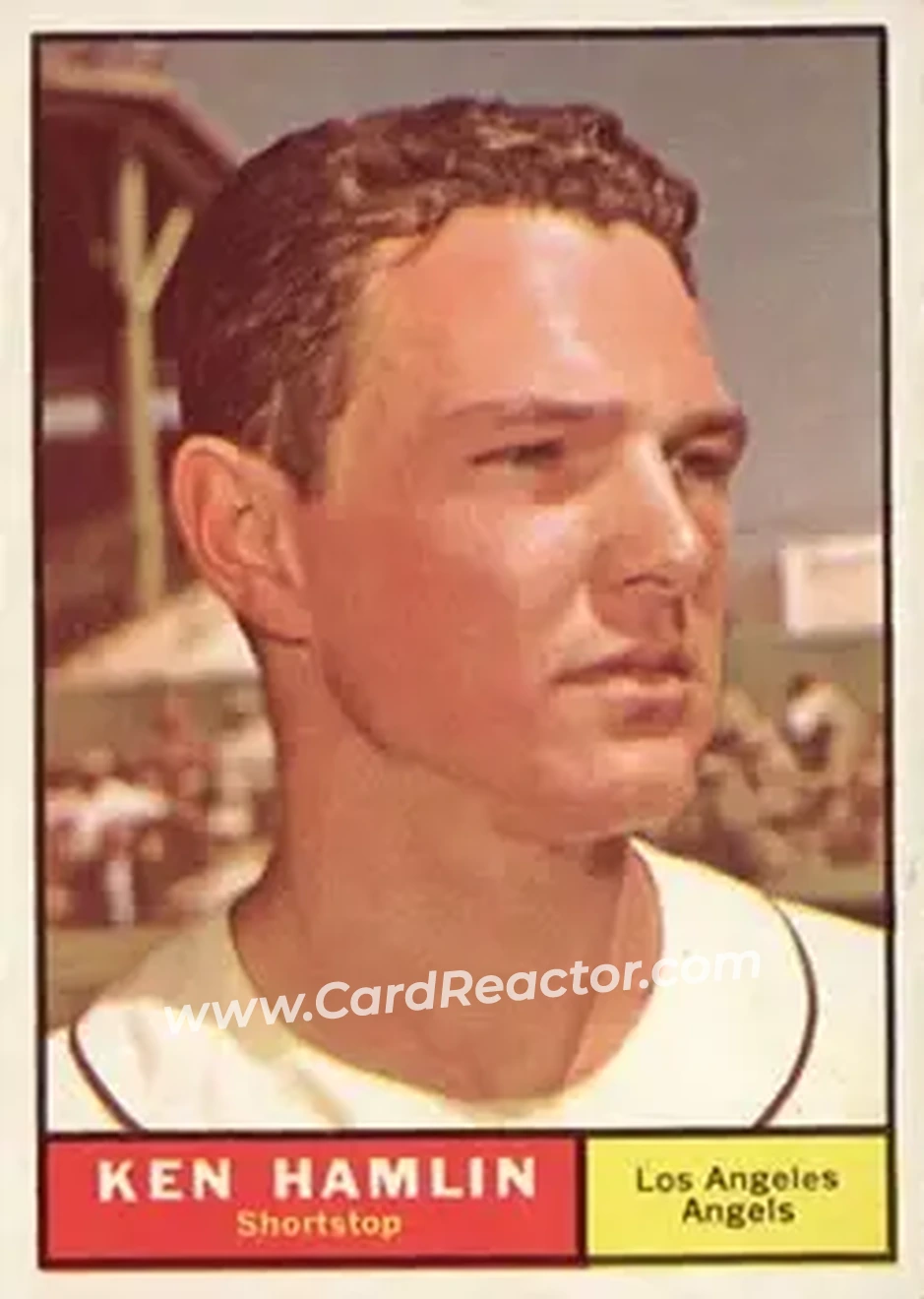 1961 Topps #263 - Ken Hamlin - Los Angeles Angels - Front