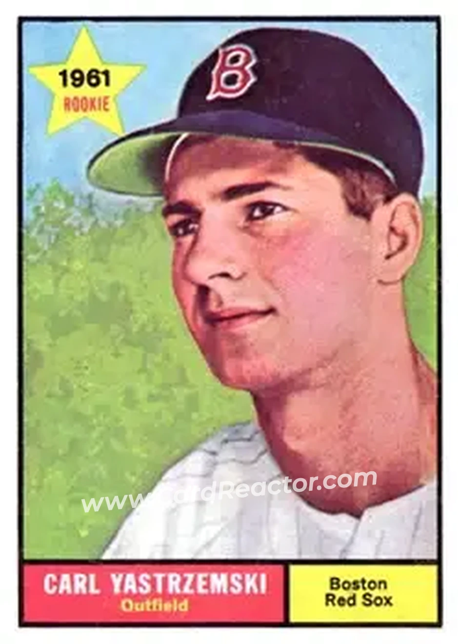 1961 Topps #287 - Carl Yastrzemski - Boston Red Sox - Front
