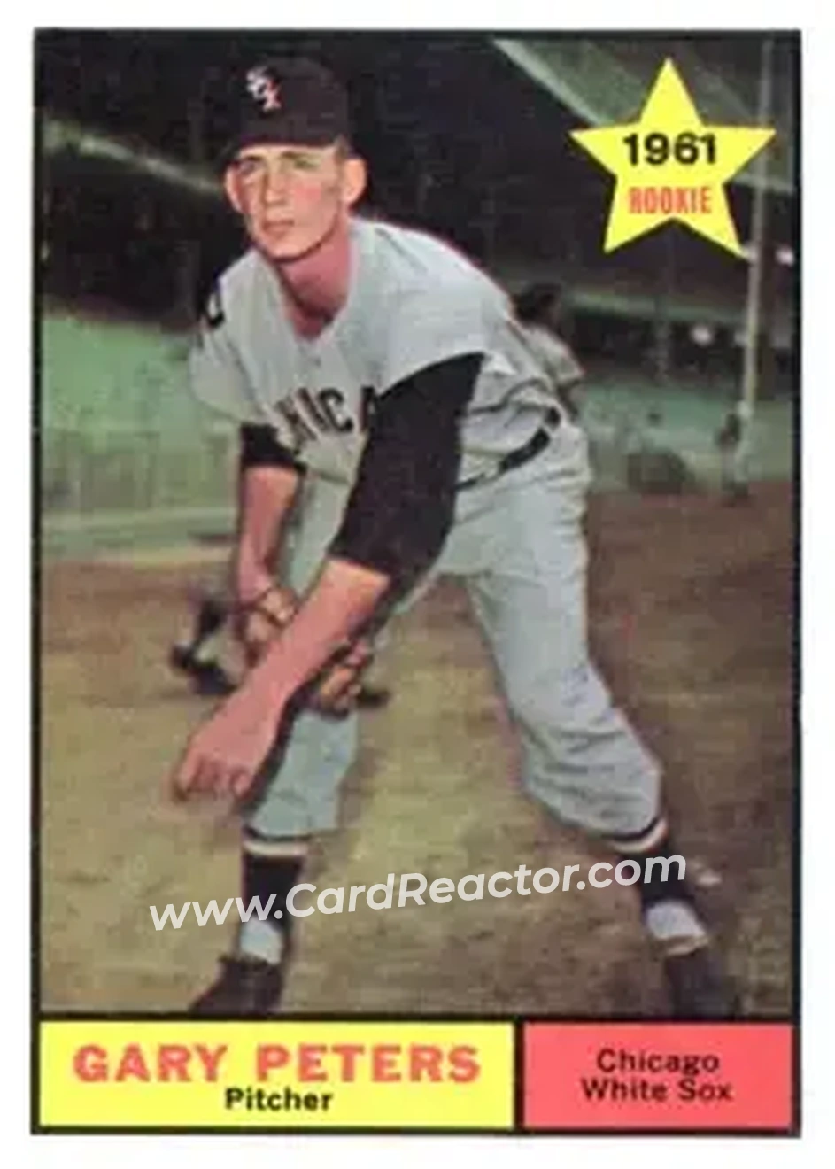 1961 Topps #303 - Gary Peters - Chicago White Sox - Front