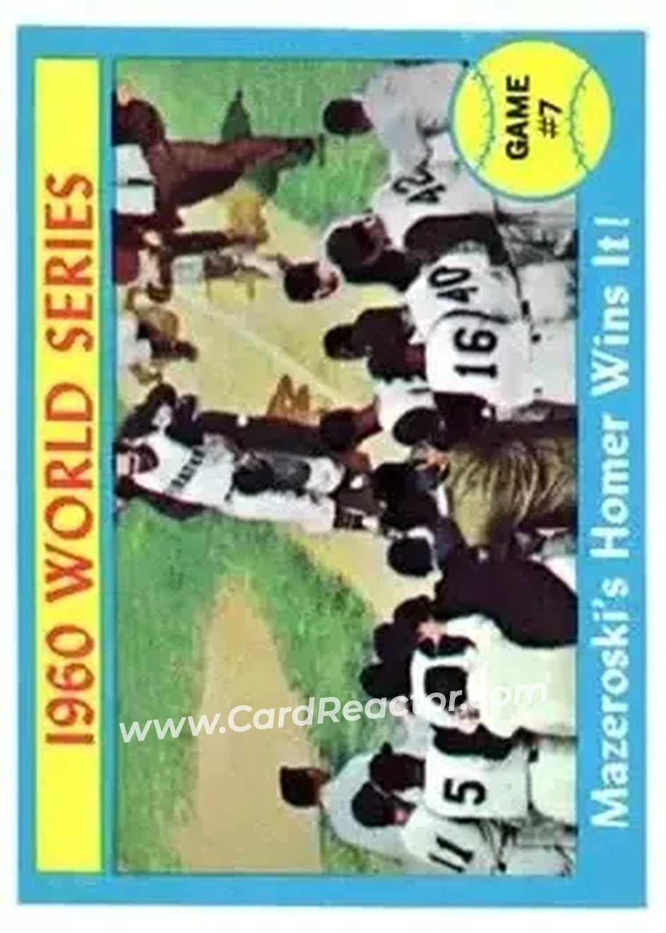 1961 Topps #312 - Card 312 - Pittsburgh Pirates - Front
