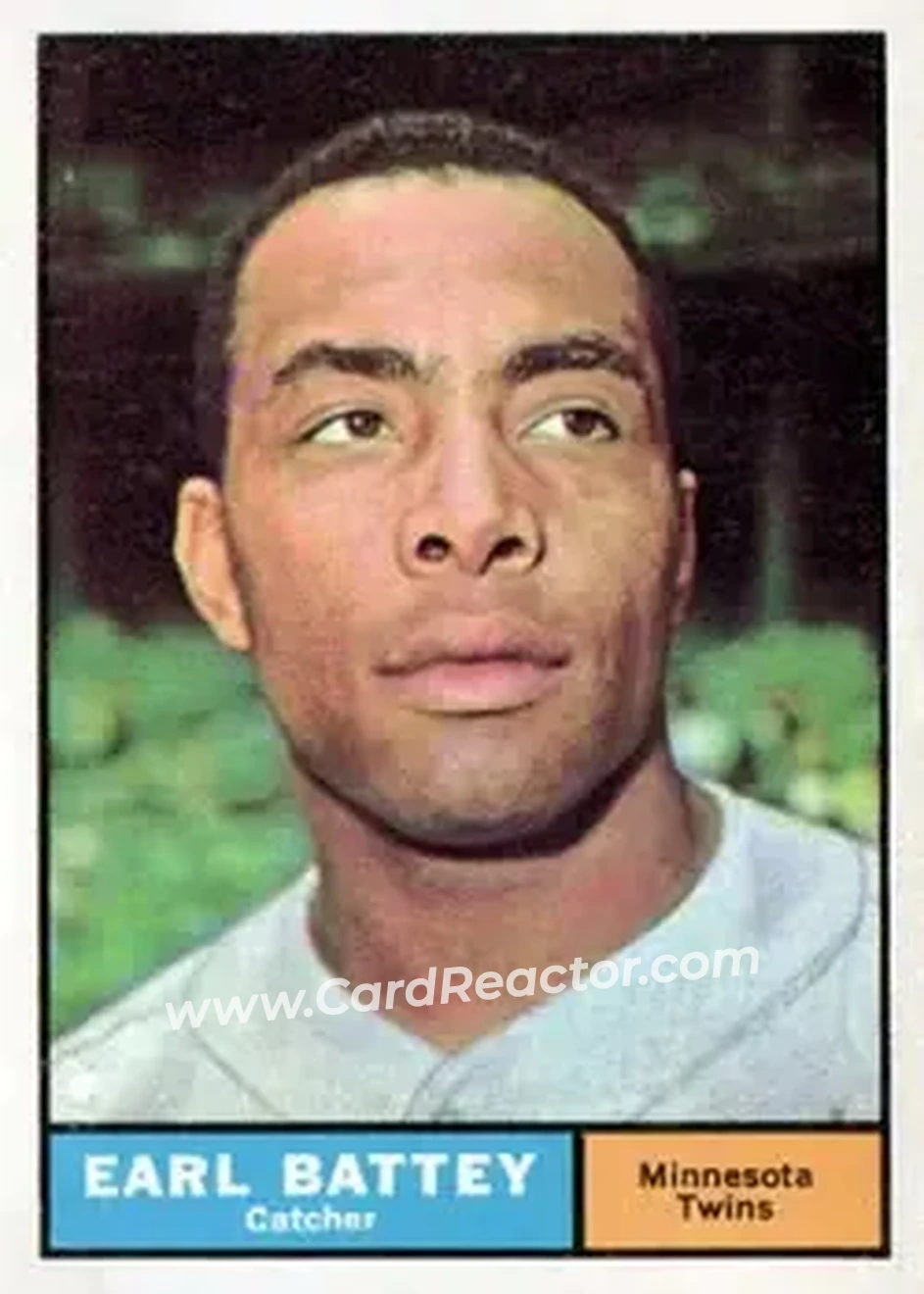 1961 Topps #315 - Earl Battey - Minnesota Twins - Front 1961 Topps #315 - Earl Battey - Minnesota Twins - Front