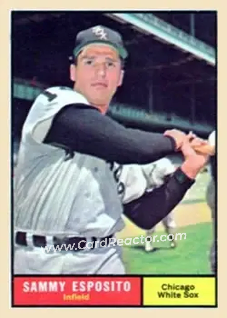 1961 Topps #323 - Sam Esposito - Chicago White Sox - Front