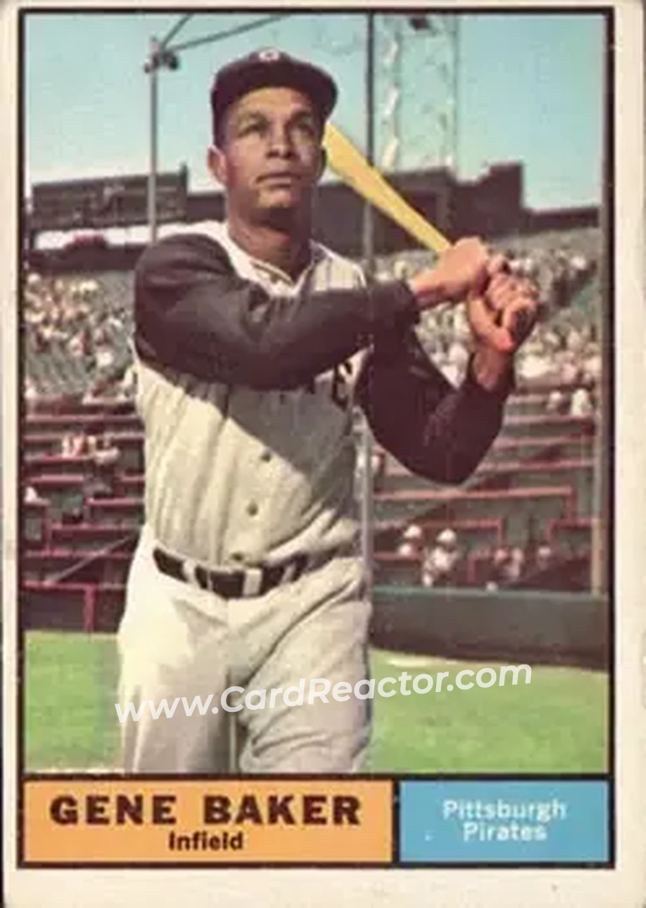 1961 Topps #339 - Gene Baker - Pittsburgh Pirates - Front