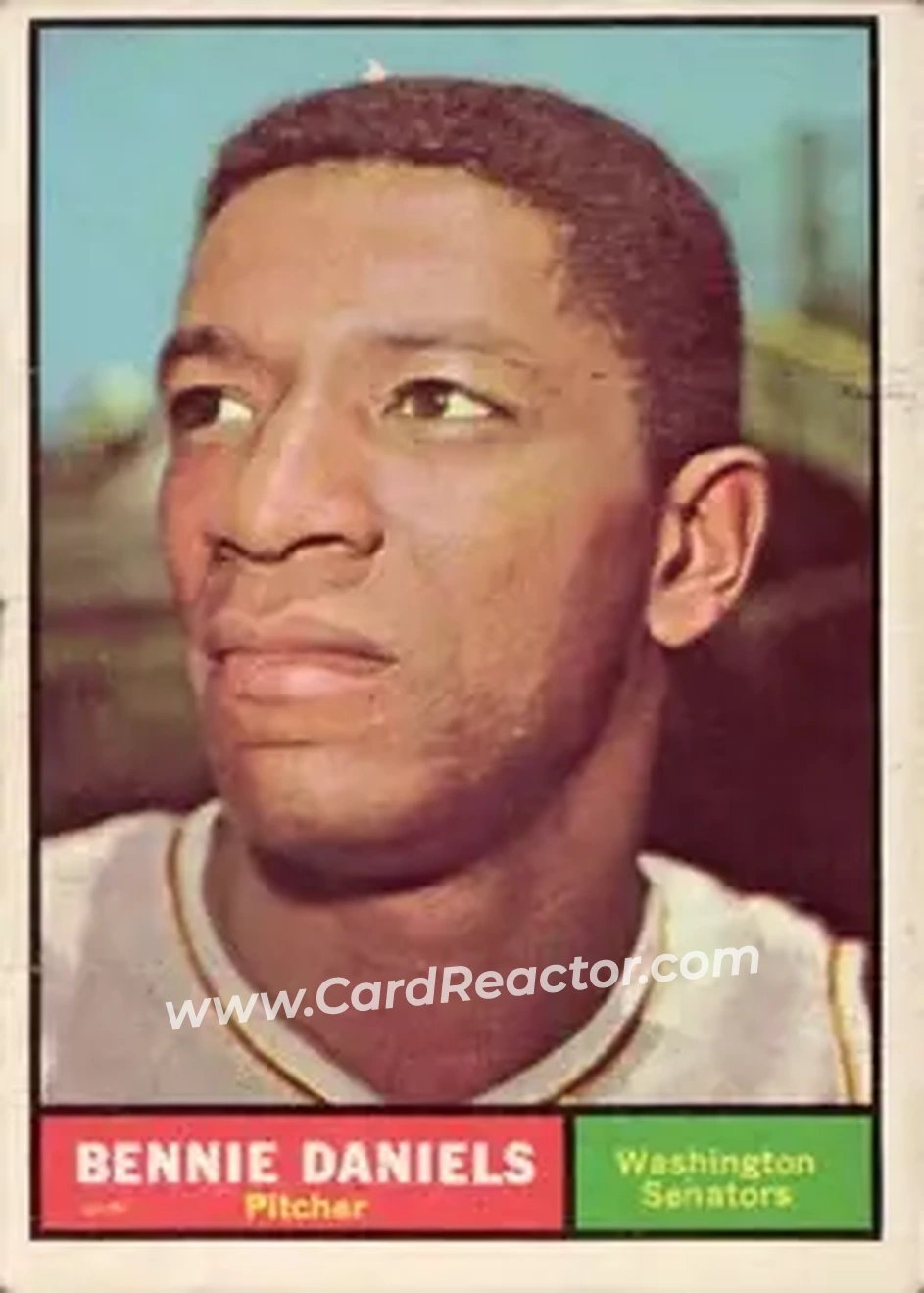 1961 Topps #368 - Bennie Daniels - Washington Senators - Front