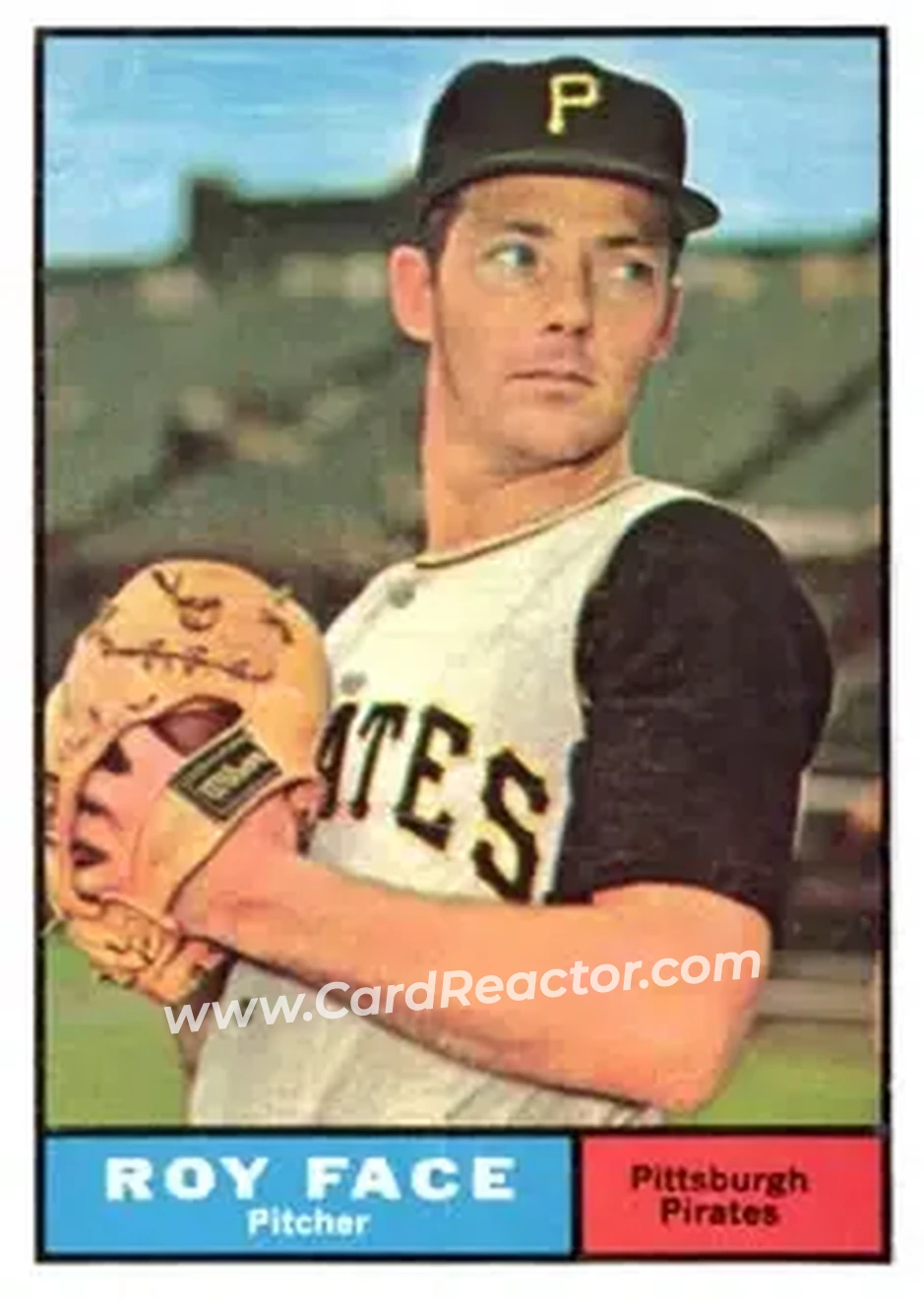 1961 Topps #370 - Roy Face - Pittsburgh Pirates - Front