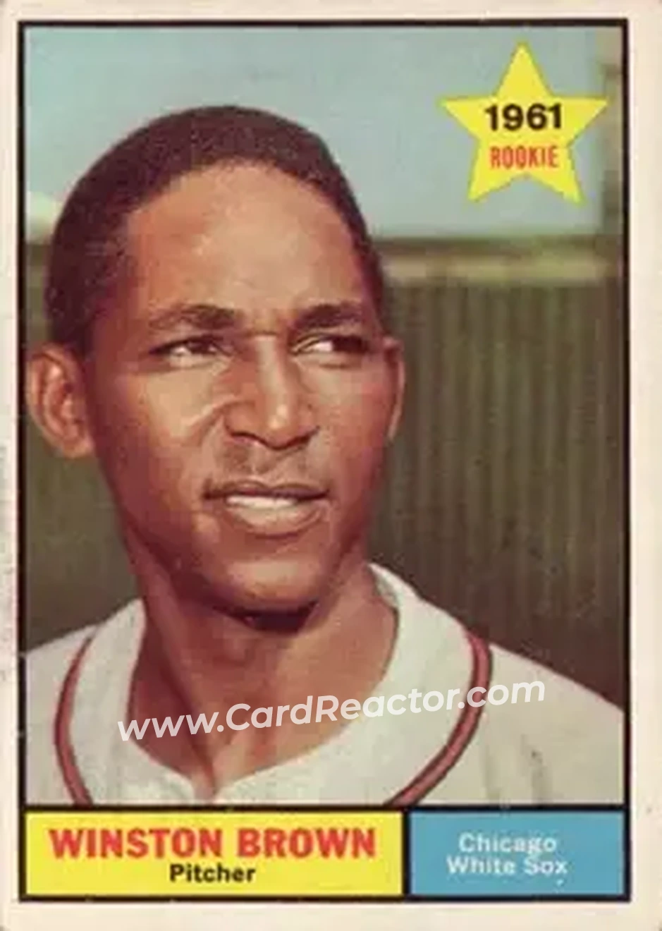 1961 Topps #391 - Winston Brown - Chicago White Sox - Front