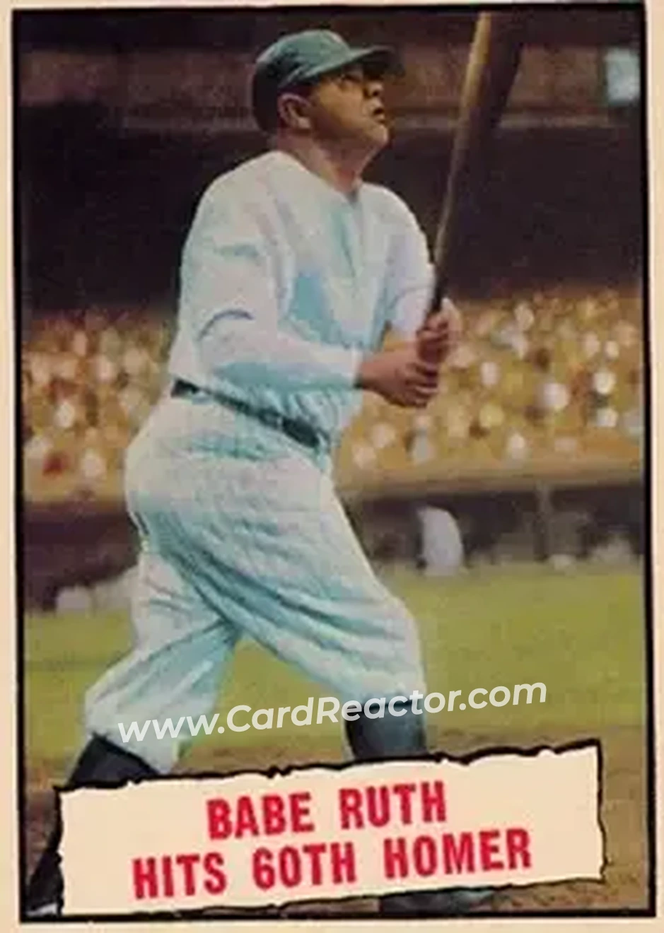 1961 Topps #401 - Babe Ruth - New York Yankees - Front