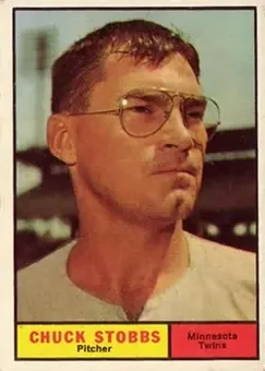1961 Topps #431 - Chuck Stobbs - Minnesota Twins