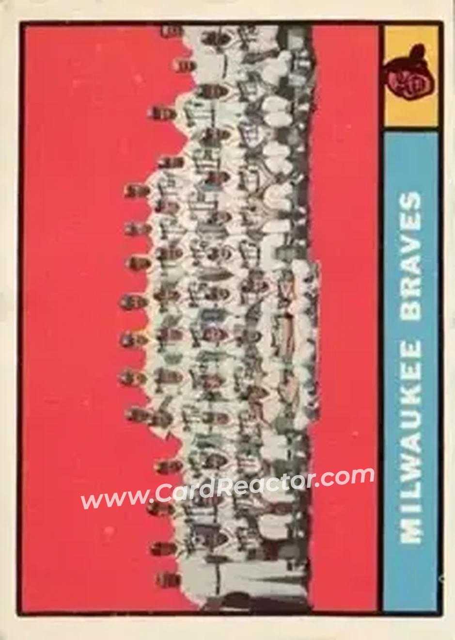 1961 Topps #463b - Braves - Milwaukee Braves - Front