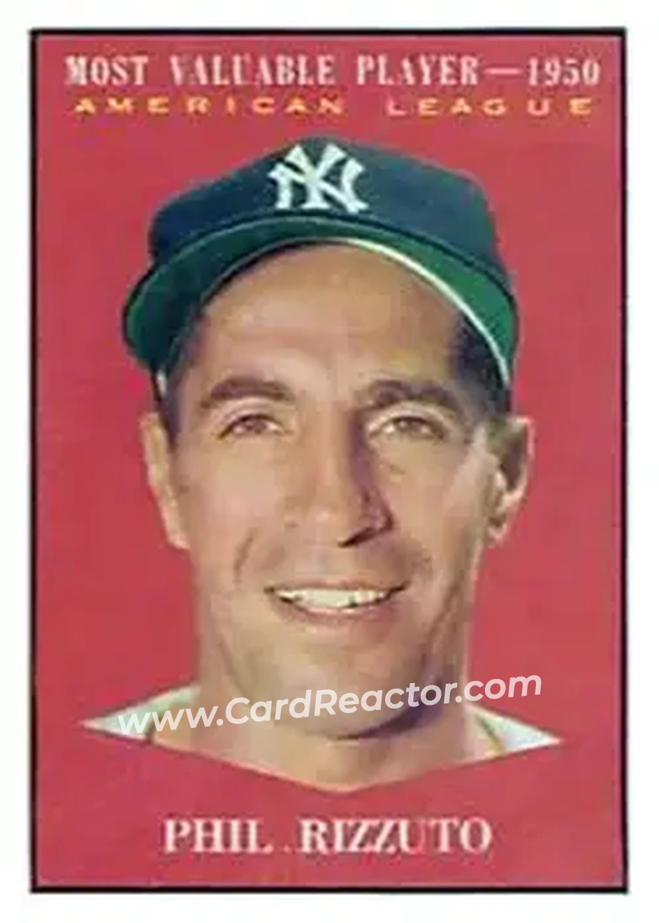 1961 Topps #471 - Phil Rizzuto - New York Yankees - Front