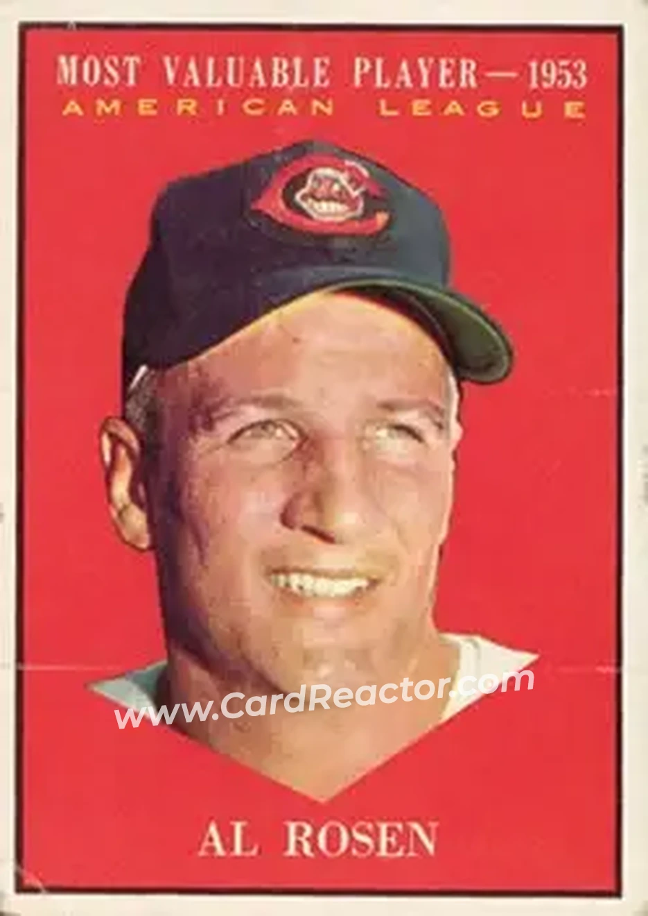 1961 Topps #474 - Al "Flip" Rosen - Cleveland Indians - Front
