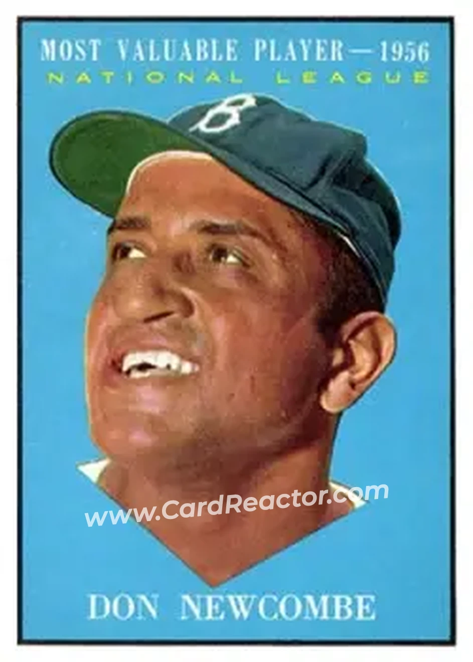 1961 Topps #483 - Don Newcombe - Brooklyn Dodgers