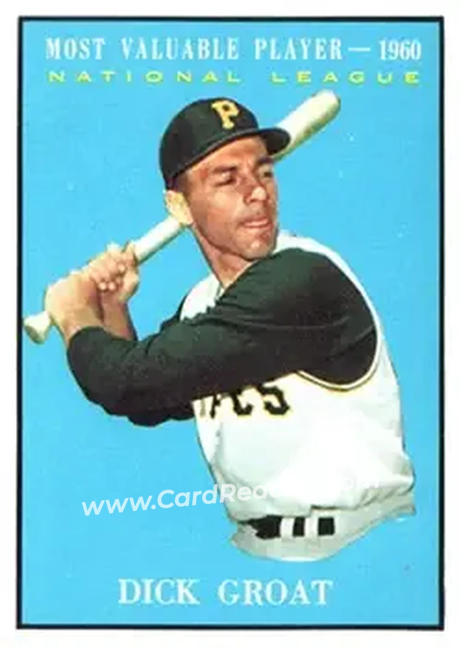 1961 Topps #486 - Dick Groat - Pittsburgh Pirates