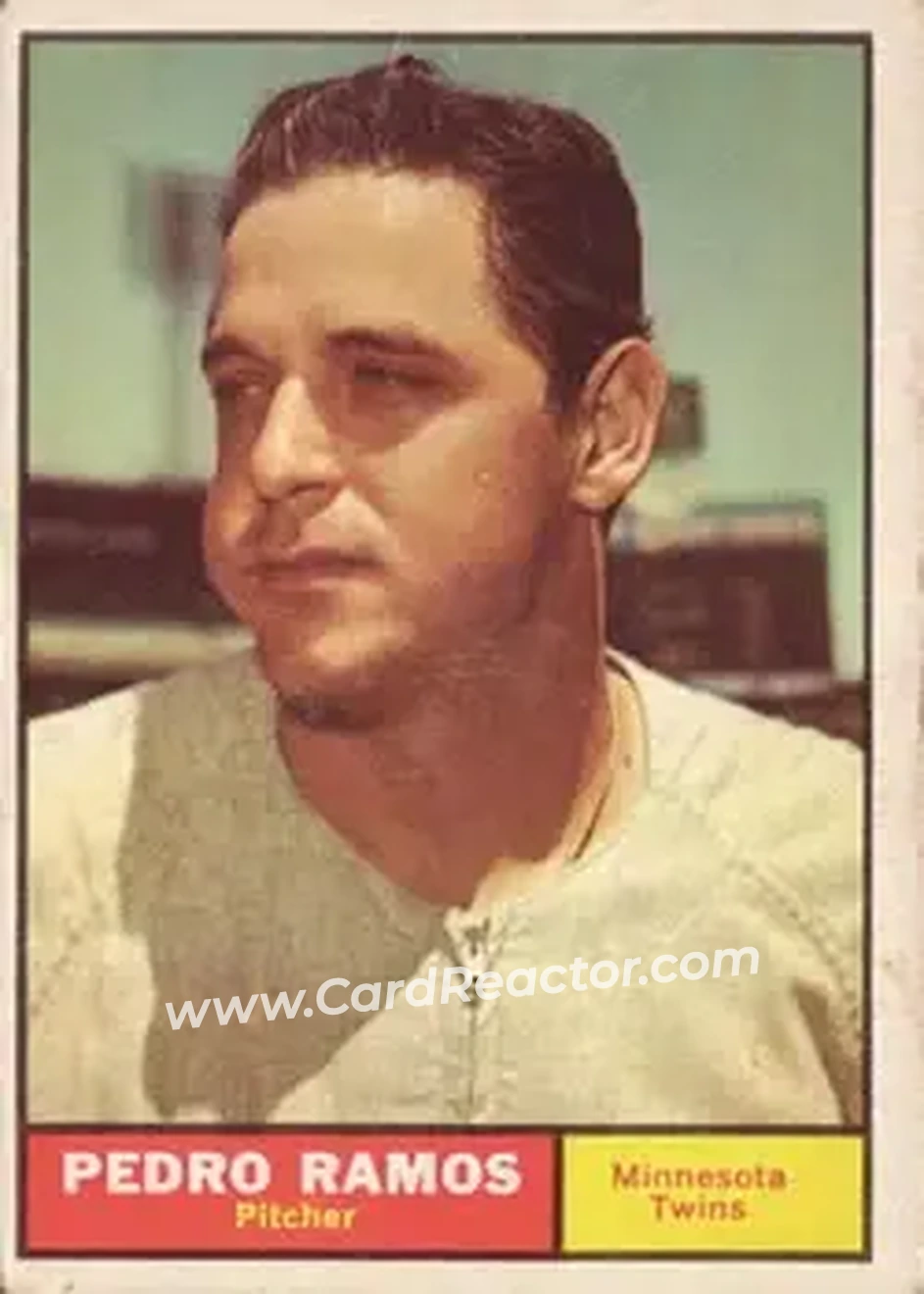 1961 Topps #528 - Pedro Ramos - Minnesota Twins - Front