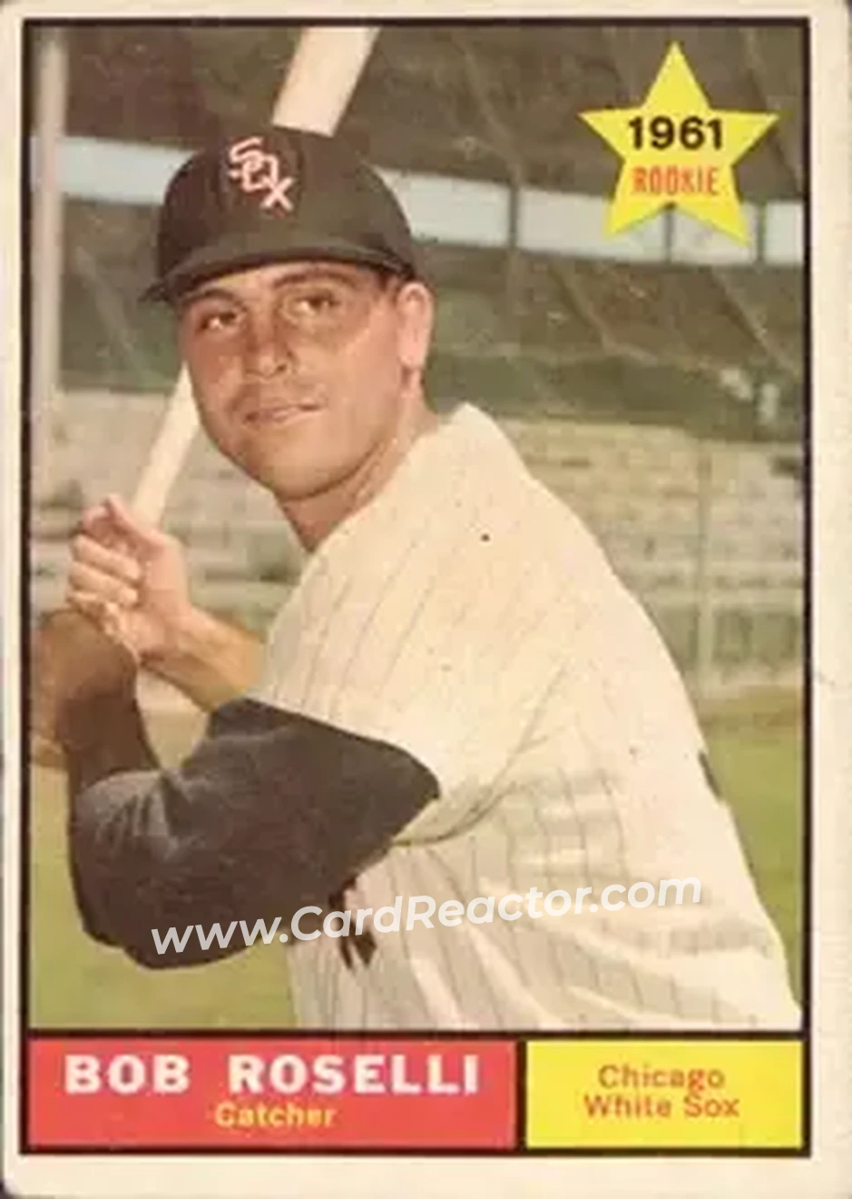 1961 Topps #529 - Bob Roselli - Chicago White Sox - Front