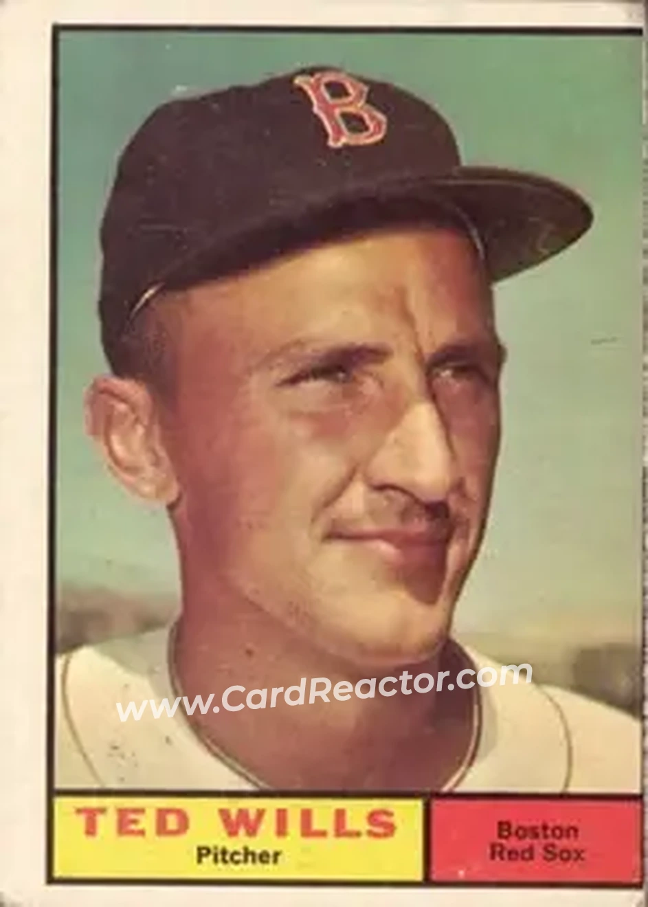 1961 Topps #548 - Ted Wills - Boston Red Sox - Front
