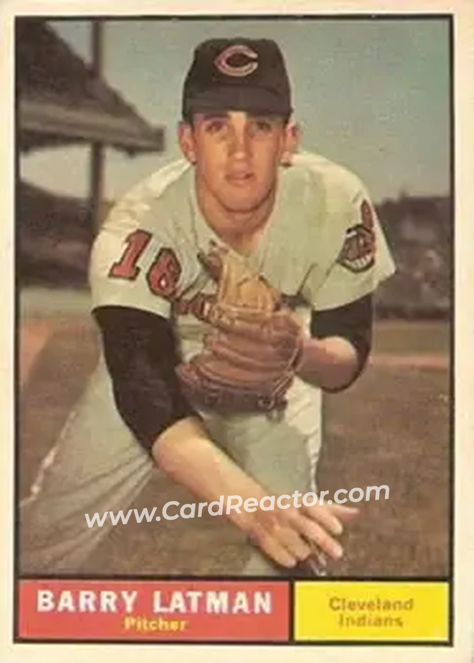 1961 Topps #560 - Barry Latman - Cleveland Indians - Front