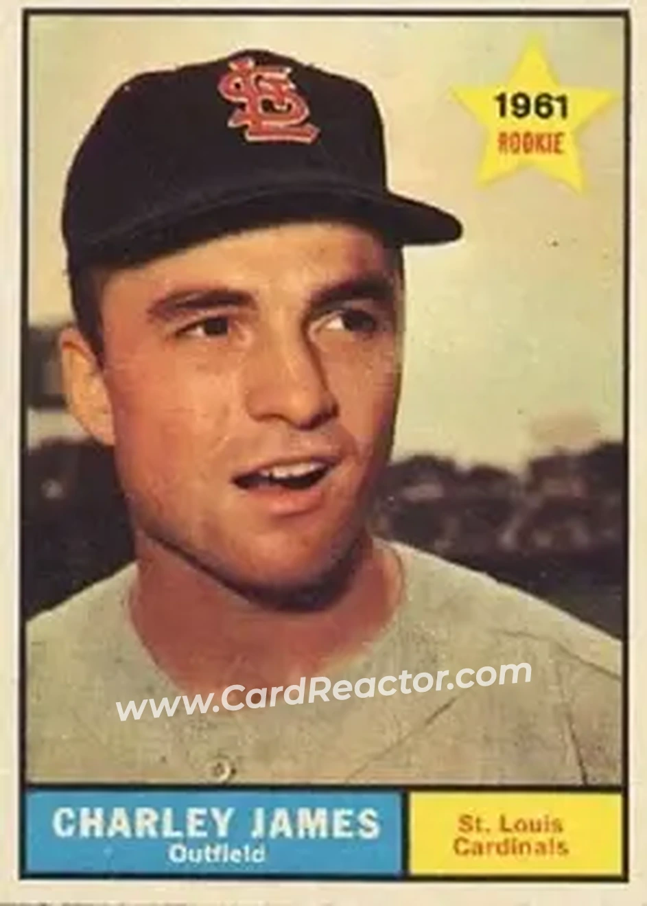 1961 Topps #561 - Charley James - St. Louis Cardinals - Front