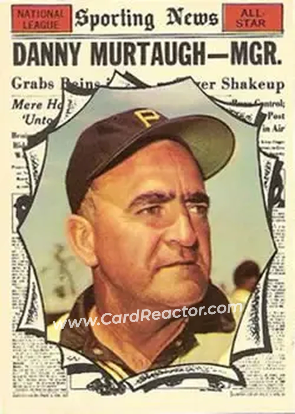 1961 Topps #567 - Danny Murtaugh - Pittsburgh Pirates - Front