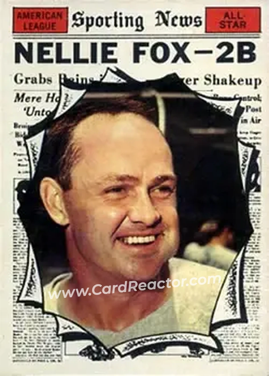 1961 Topps #570 - Nelson Fox - Chicago White Sox - Front