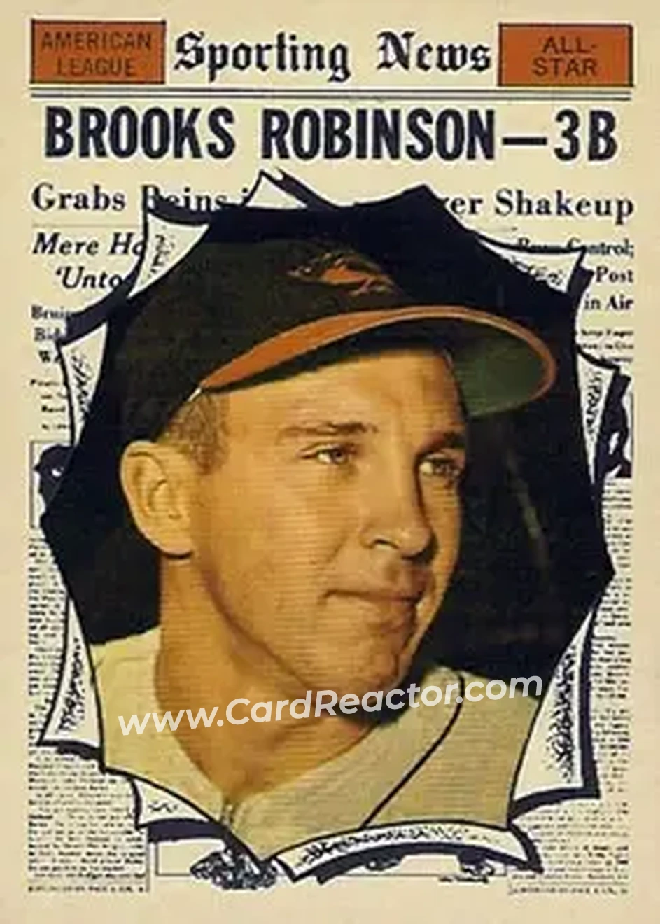 1961 Topps #572 - Brooks Robinson - Baltimore Orioles - Front