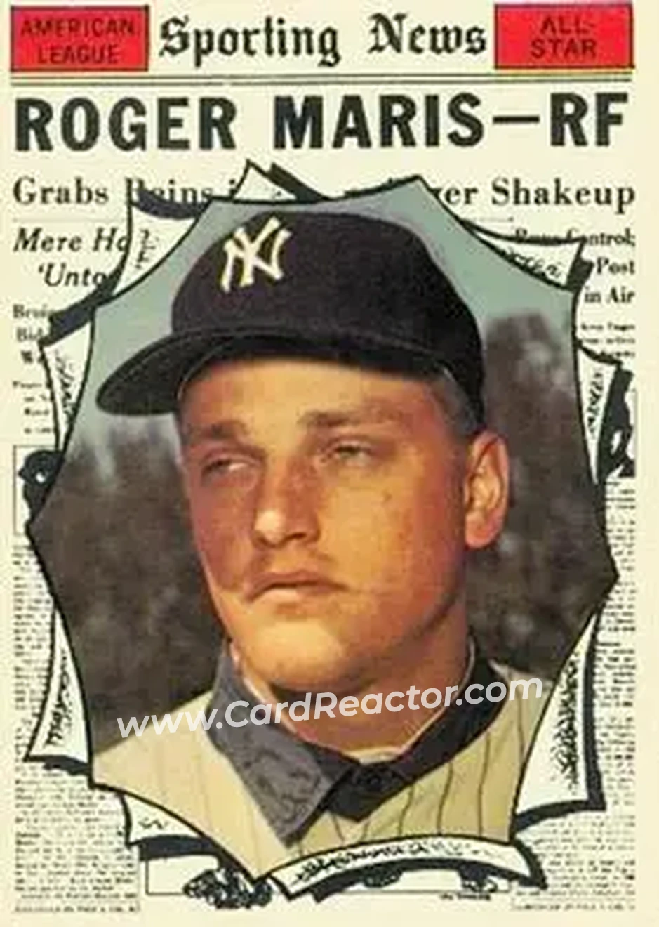 1961 Topps #576 - Roger Maris - New York Yankees - Front