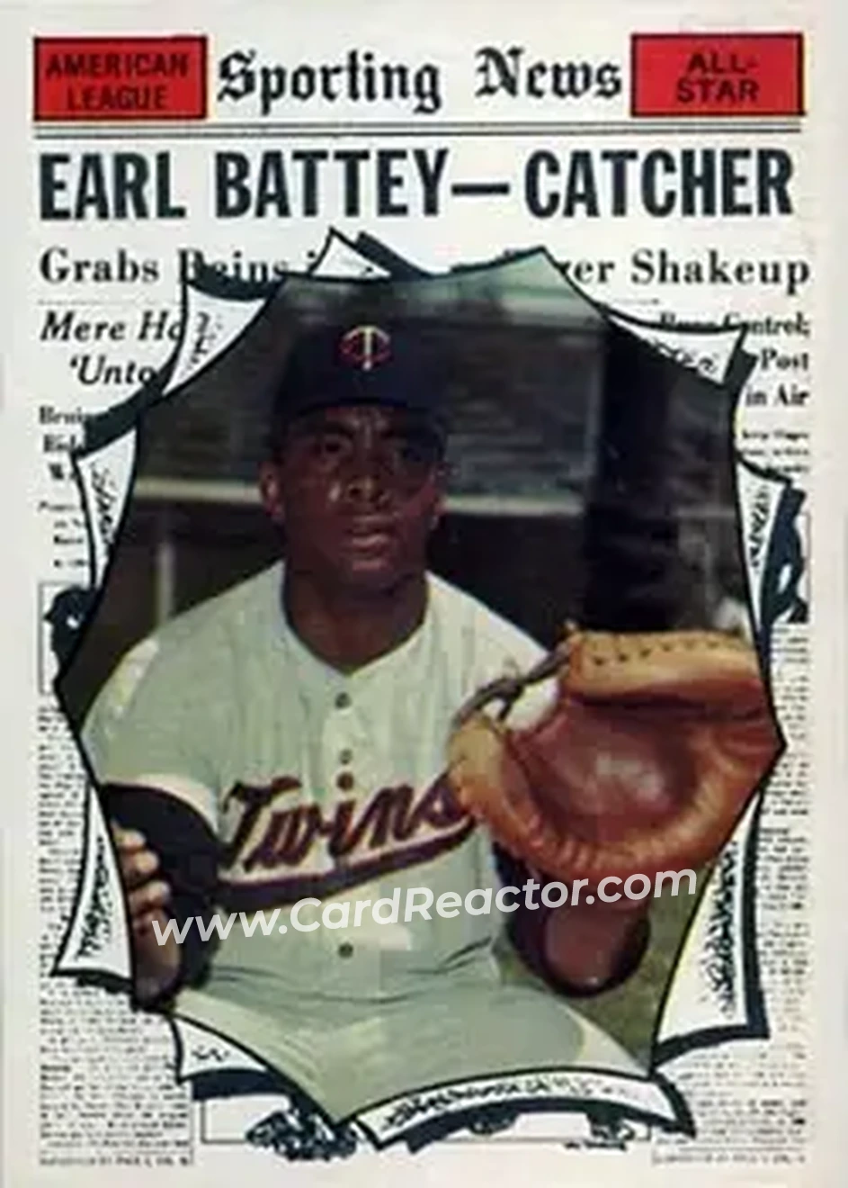 1961 Topps #582 - Earl Battey - Minnesota Twins - Front 1961 Topps #582 - Earl Battey - Minnesota Twins - Front