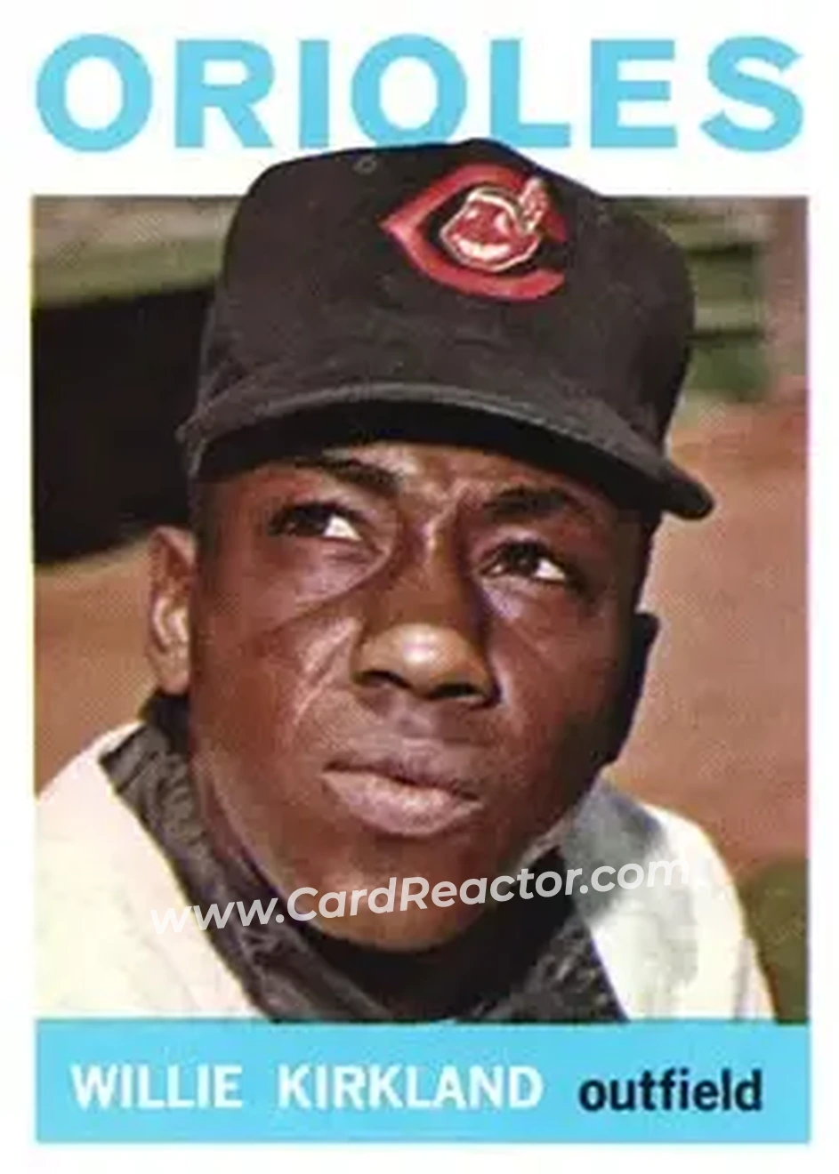 1964 Topps #17 - Willie Kirkland - Baltimore Orioles - Front 1964 Topps #17 - Willie Kirkland - Baltimore Orioles - Front