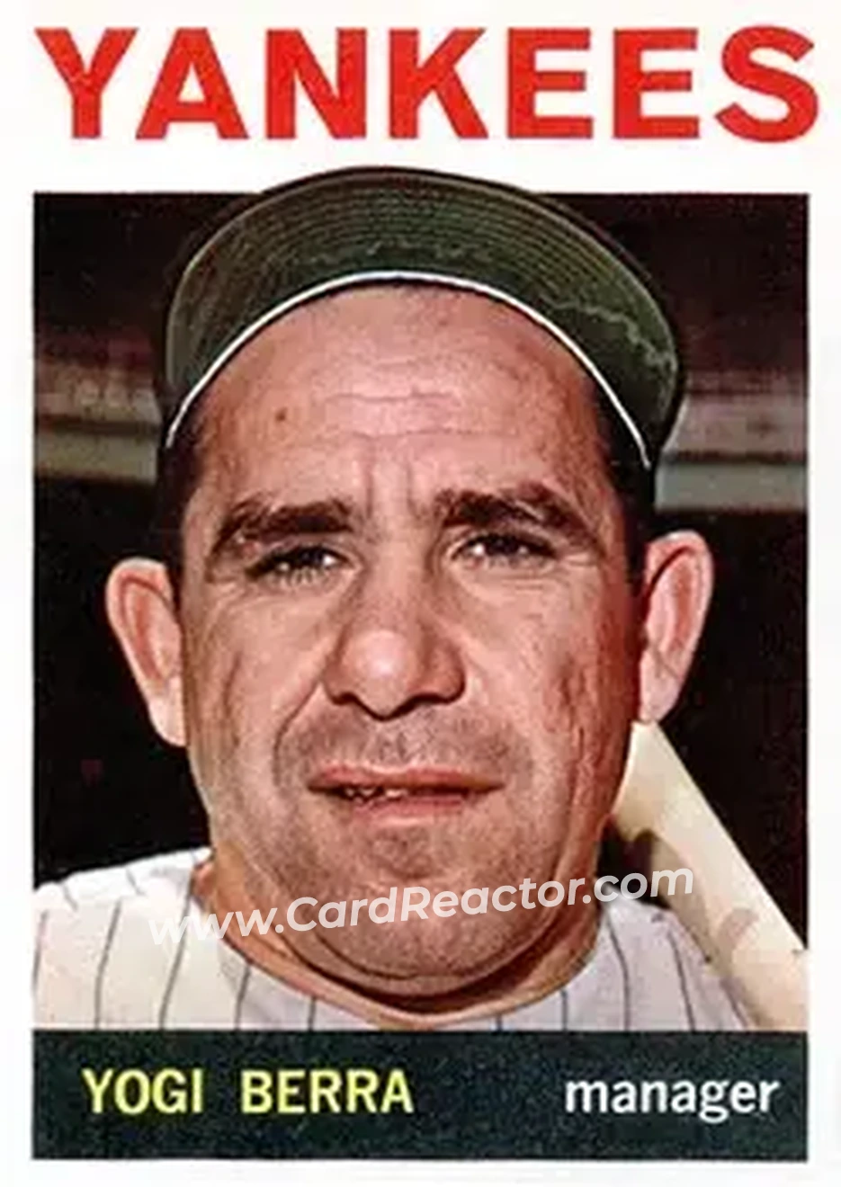 1964 Topps #21 - Larry "Yogi" Berra - New York Yankees - Front