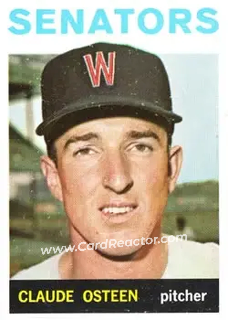 1964 Topps #28 - Claude Osteen - Washington Senators - Front