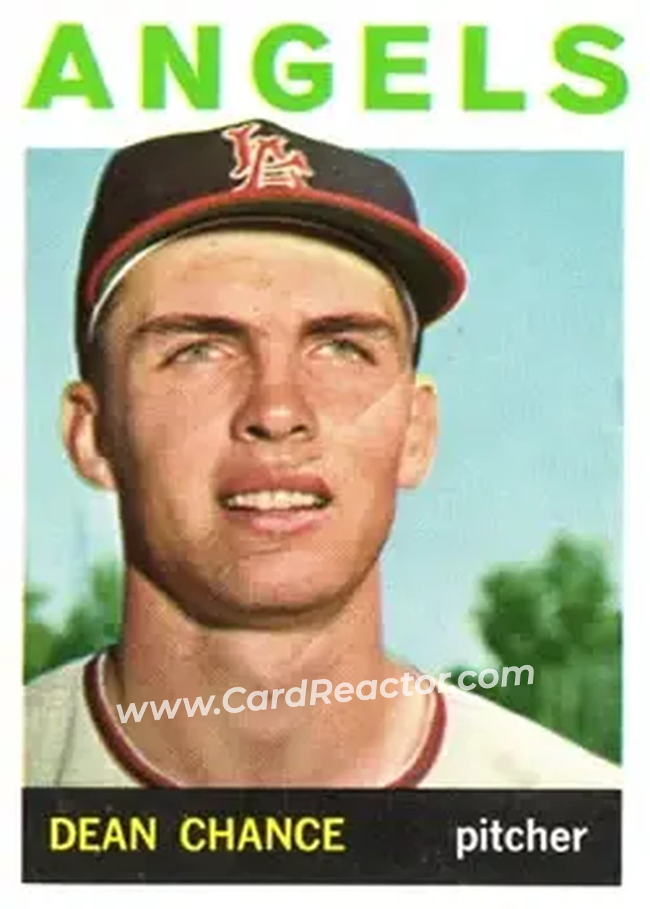 1964 Topps #32 - Dean Chance - Los Angeles Angels - Front