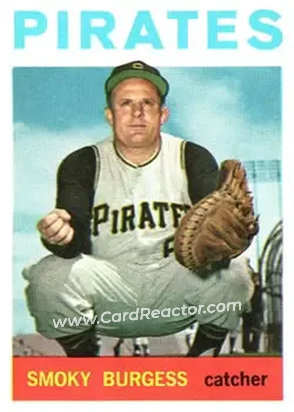 1964 Topps #37 - Forrest Burgess - Pittsburgh Pirates - Front 1964 Topps #37 - Forrest Burgess - Pittsburgh Pirates - Front