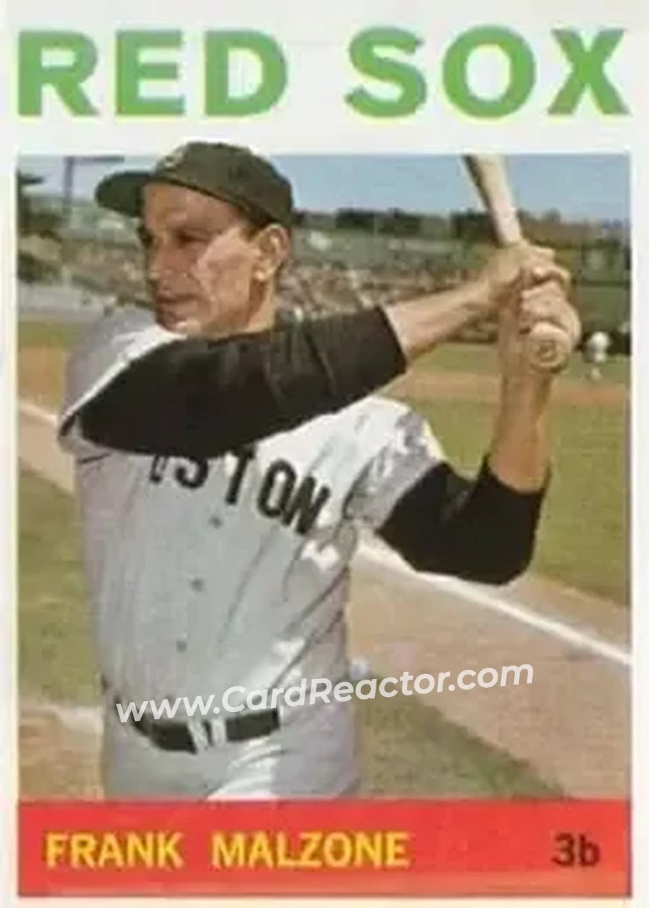 1964 Topps #60 - Frank Malzone - Boston Red Sox - Front