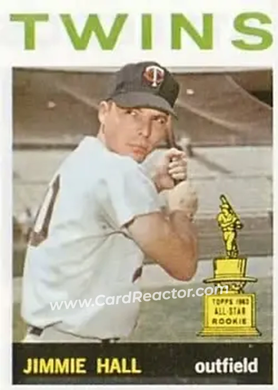 1964 Topps #73 - Jimmie Hall - Minnesota Twins - Front