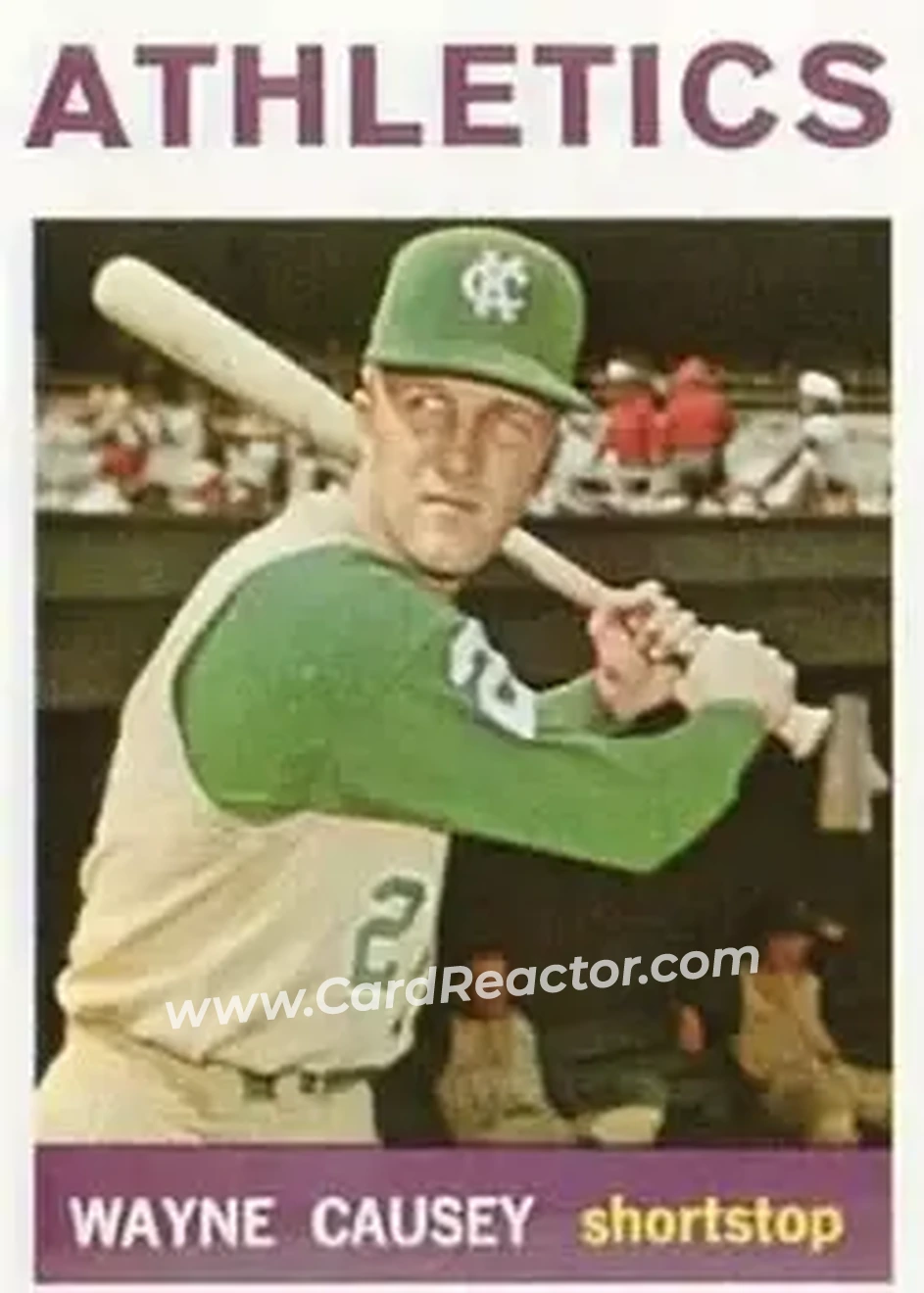 1964 Topps #75 - Wayne Causey - Kansas City Athletics - Front
