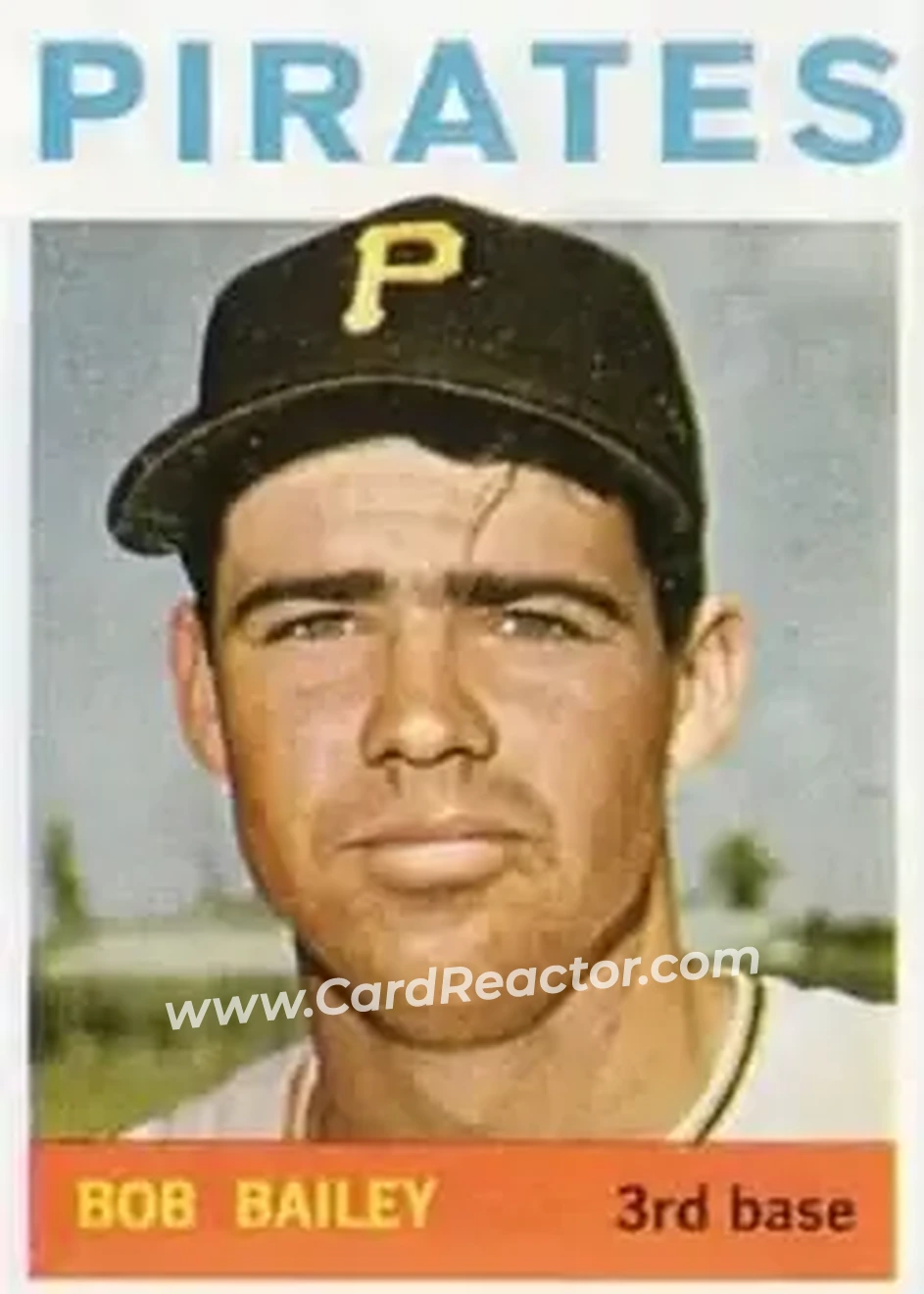 1964 Topps #91 - Bob Bailey - Pittsburgh Pirates - Front