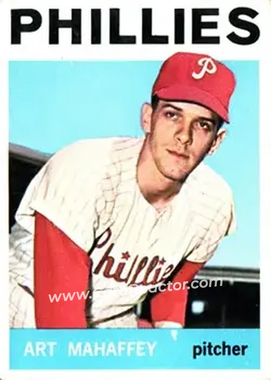 1964 Topps #104 - Art Mahaffey - Philadelphia Phillies - Front 1964 Topps #104 - Art Mahaffey - Philadelphia Phillies - Front
