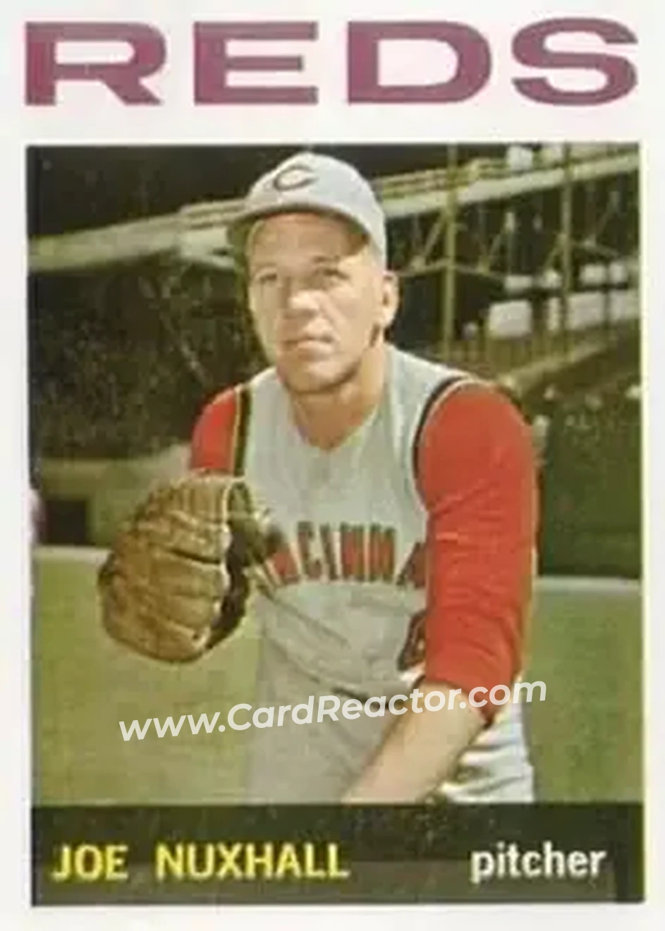 1964 Topps #106 - Joe Nuxhall - Cincinnati Reds - Front
