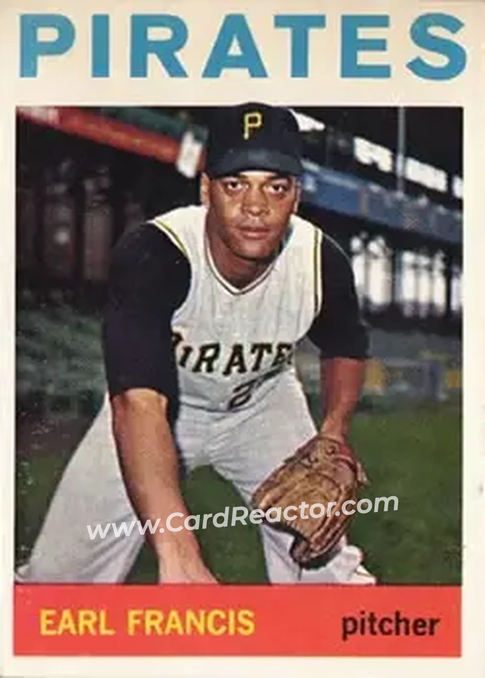 1964 Topps #117 - Earl Francis - Pittsburgh Pirates - Front 1964 Topps #117 - Earl Francis - Pittsburgh Pirates - Front