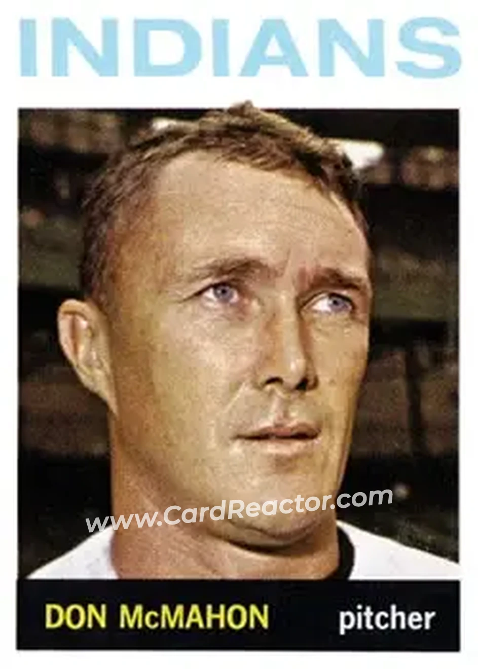 1964 Topps #122 - Don McMahon - Cleveland Indians - Front
