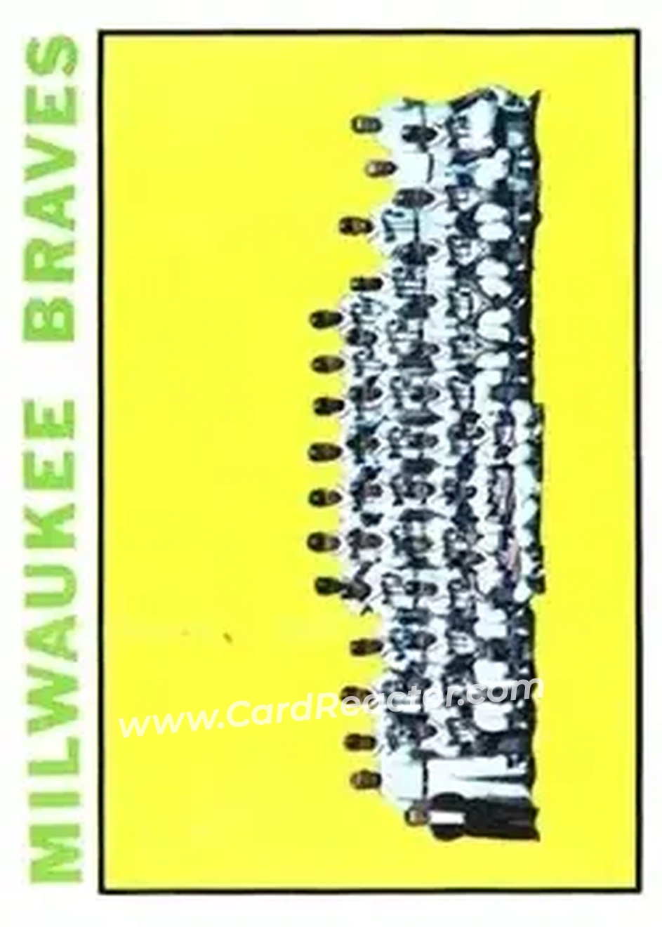 1964 Topps #132 - Braves - Milwaukee Braves - Front