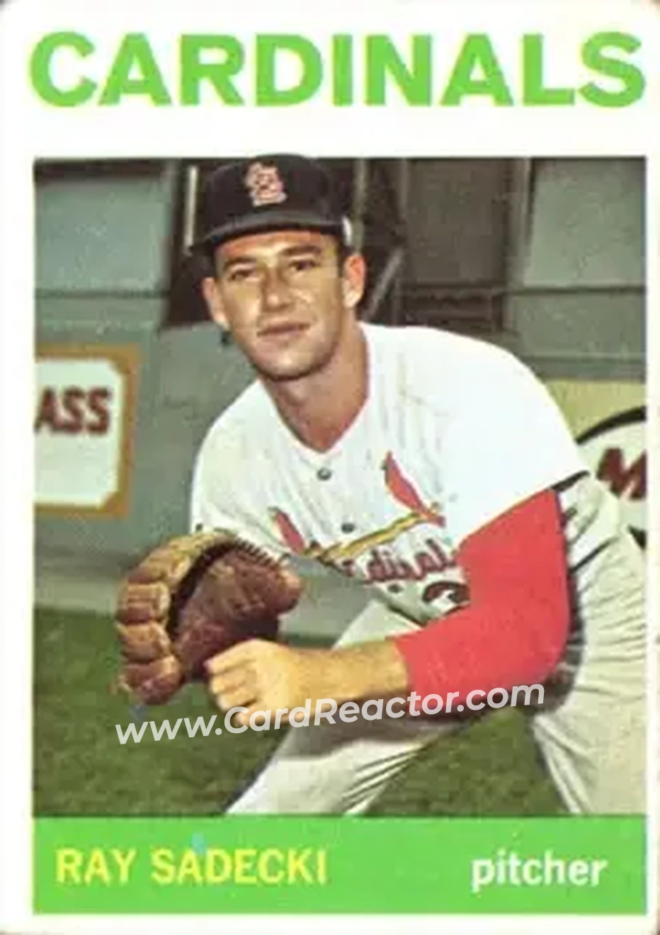 1964 Topps #147 - Ray Sadecki - St. Louis Cardinals - Front